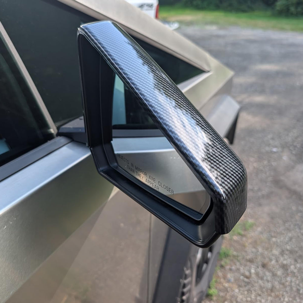 tesla cybertruck rear view mirror caps