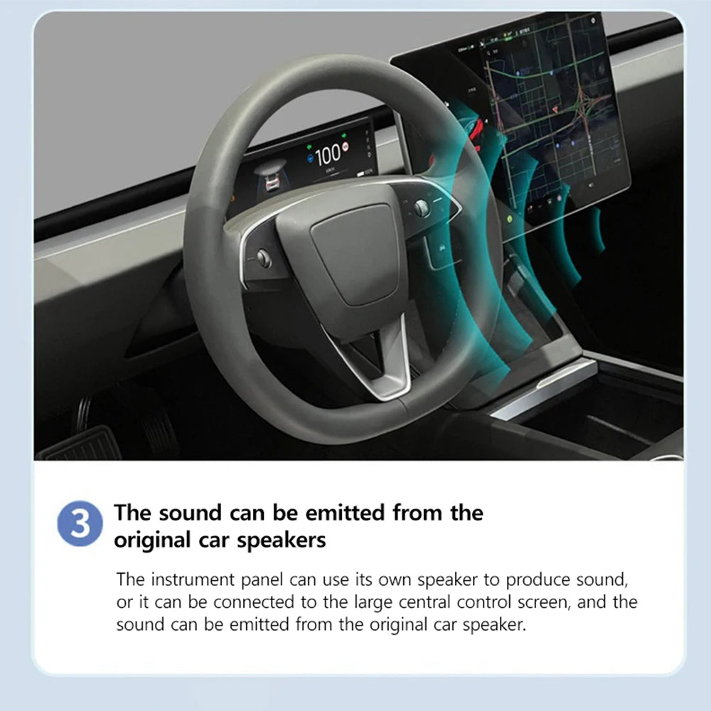 tesla car display screen