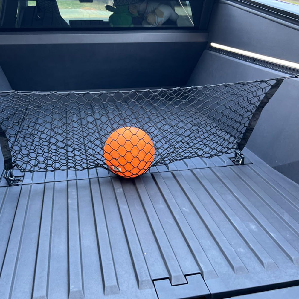 oem-grade cybertruck bed mesh partition
