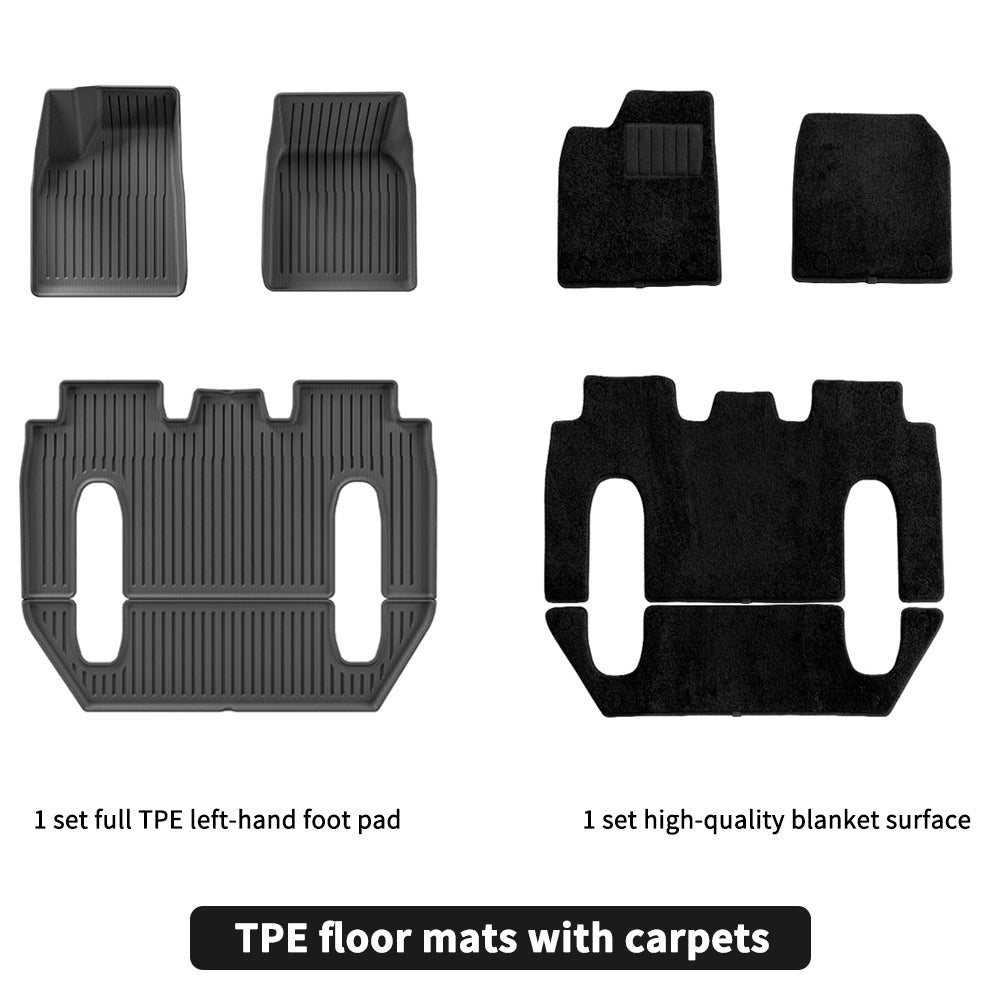 tesla model x floor mats 6 seater 2023