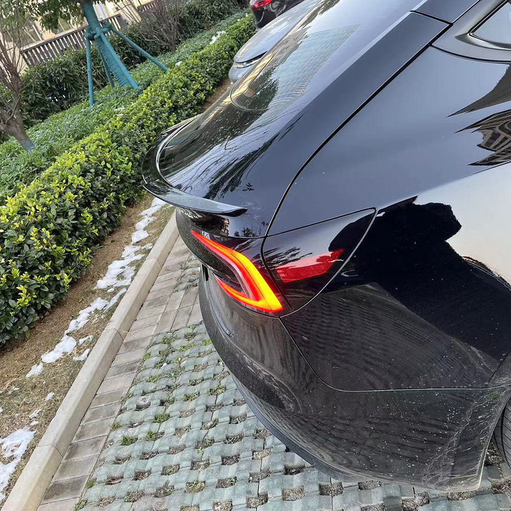 tesla model 3 highland rear spoiler