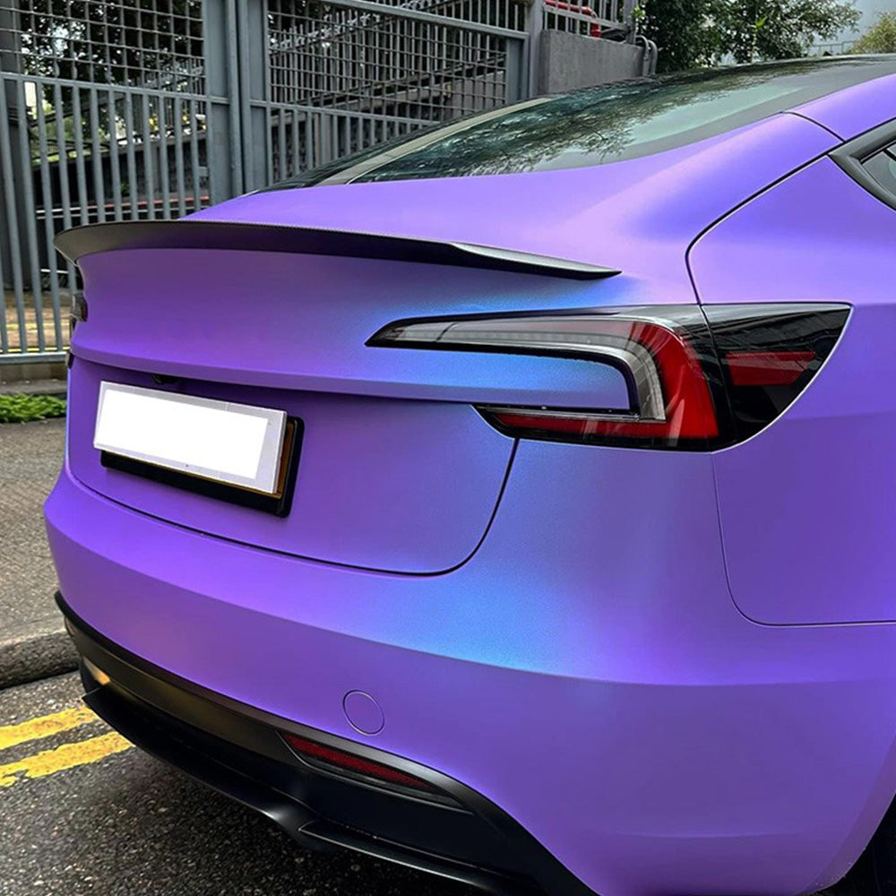 tesla model 3 performance carbon fiber spoiler