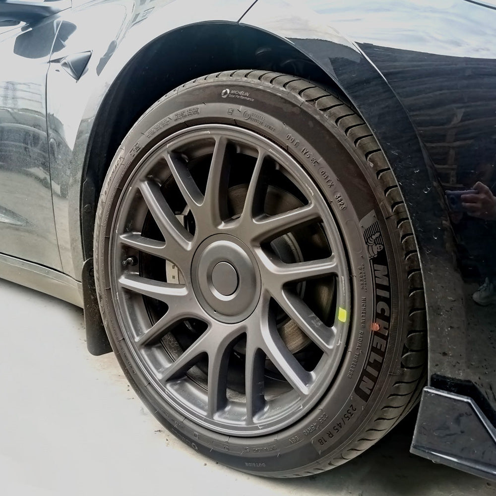 tesla wheel cover center caps