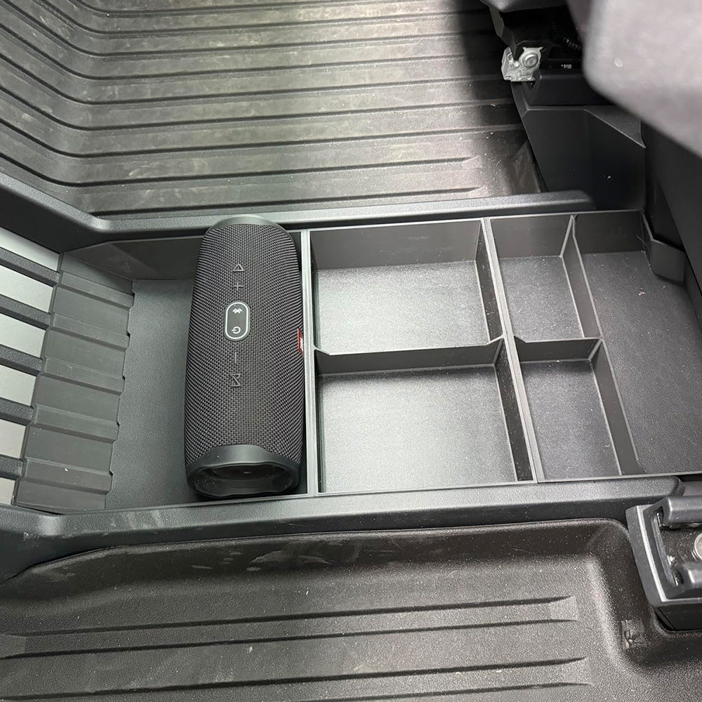 cybertruck floor console organizer