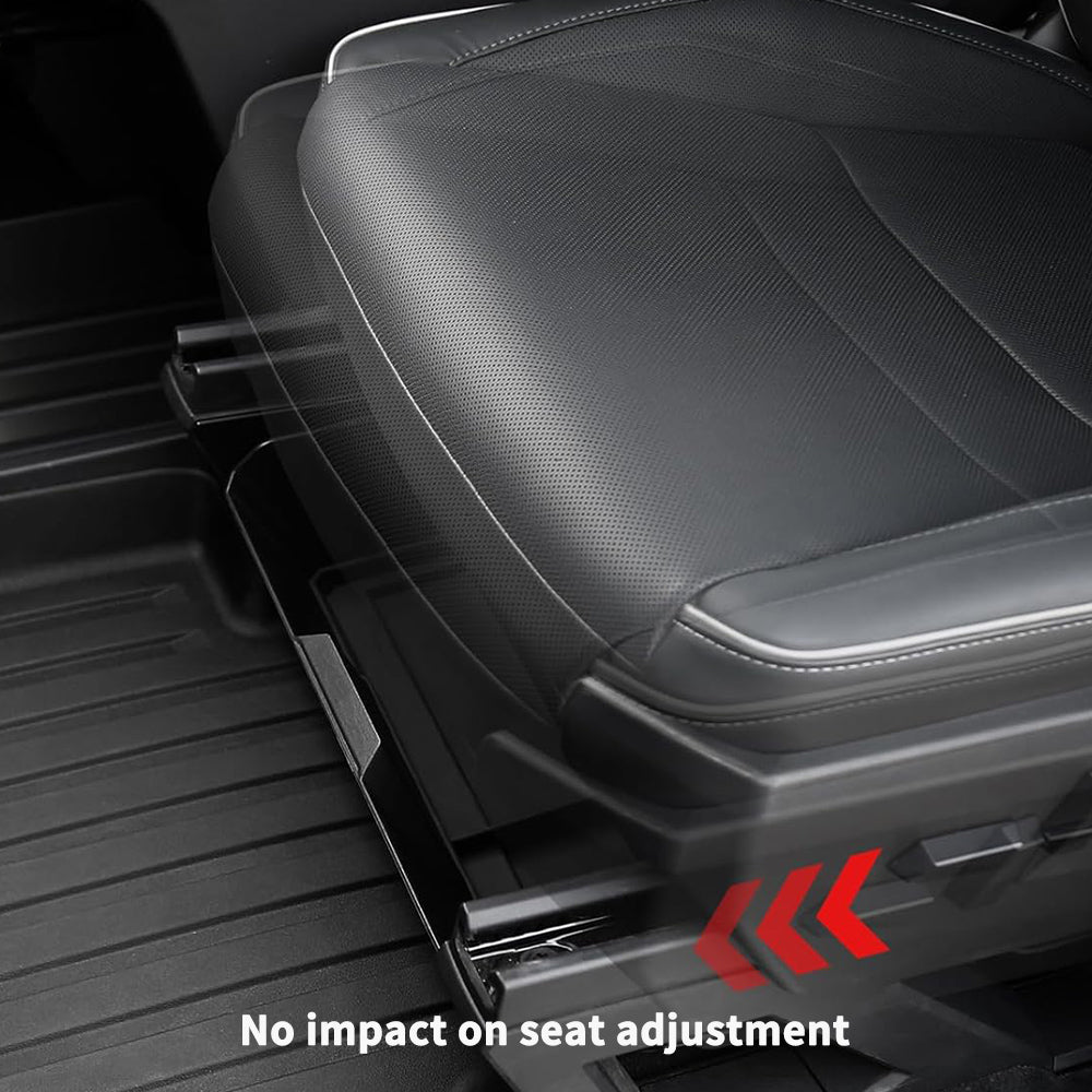 tesla cybertruck underseat storage bin