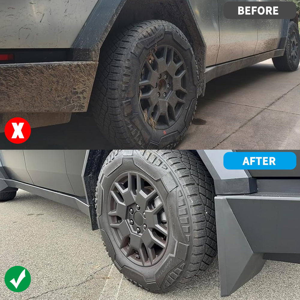 tesla brand mud flaps