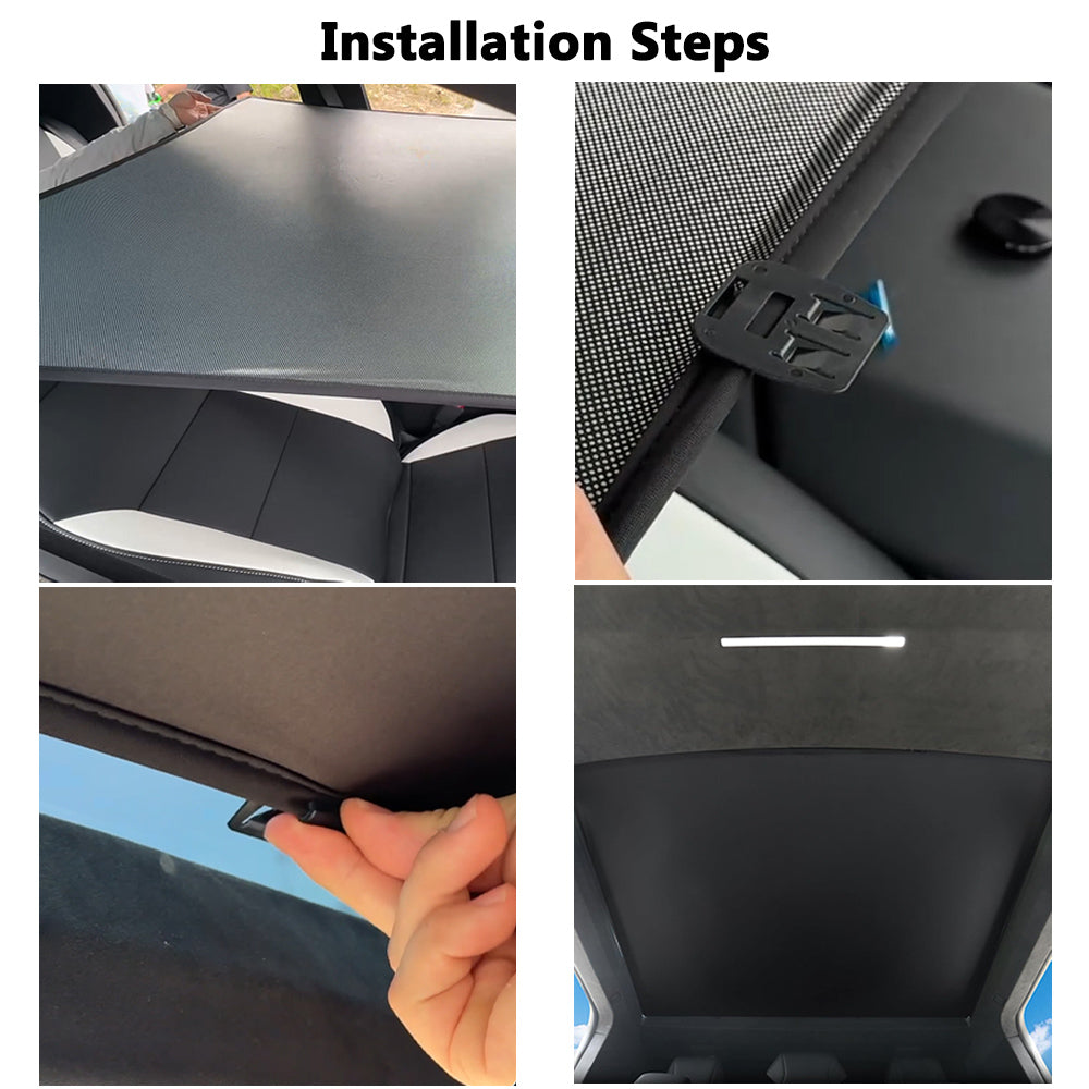 tesla sunshade cybertruck