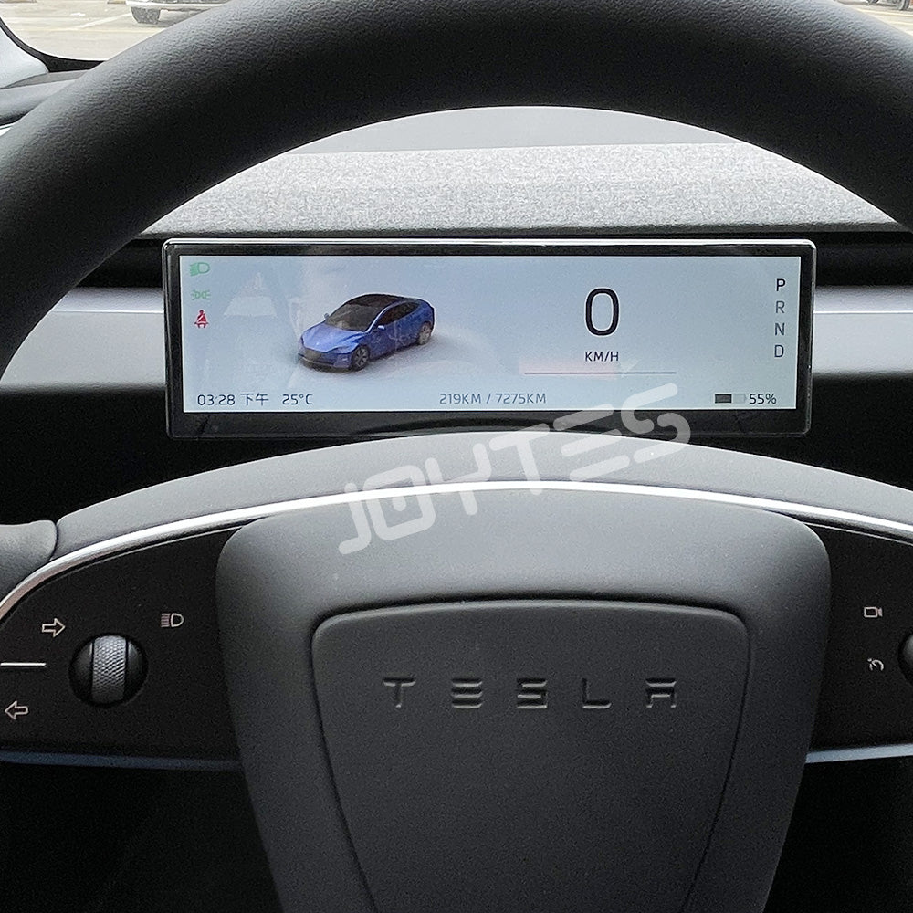tesla instrument cluster screen