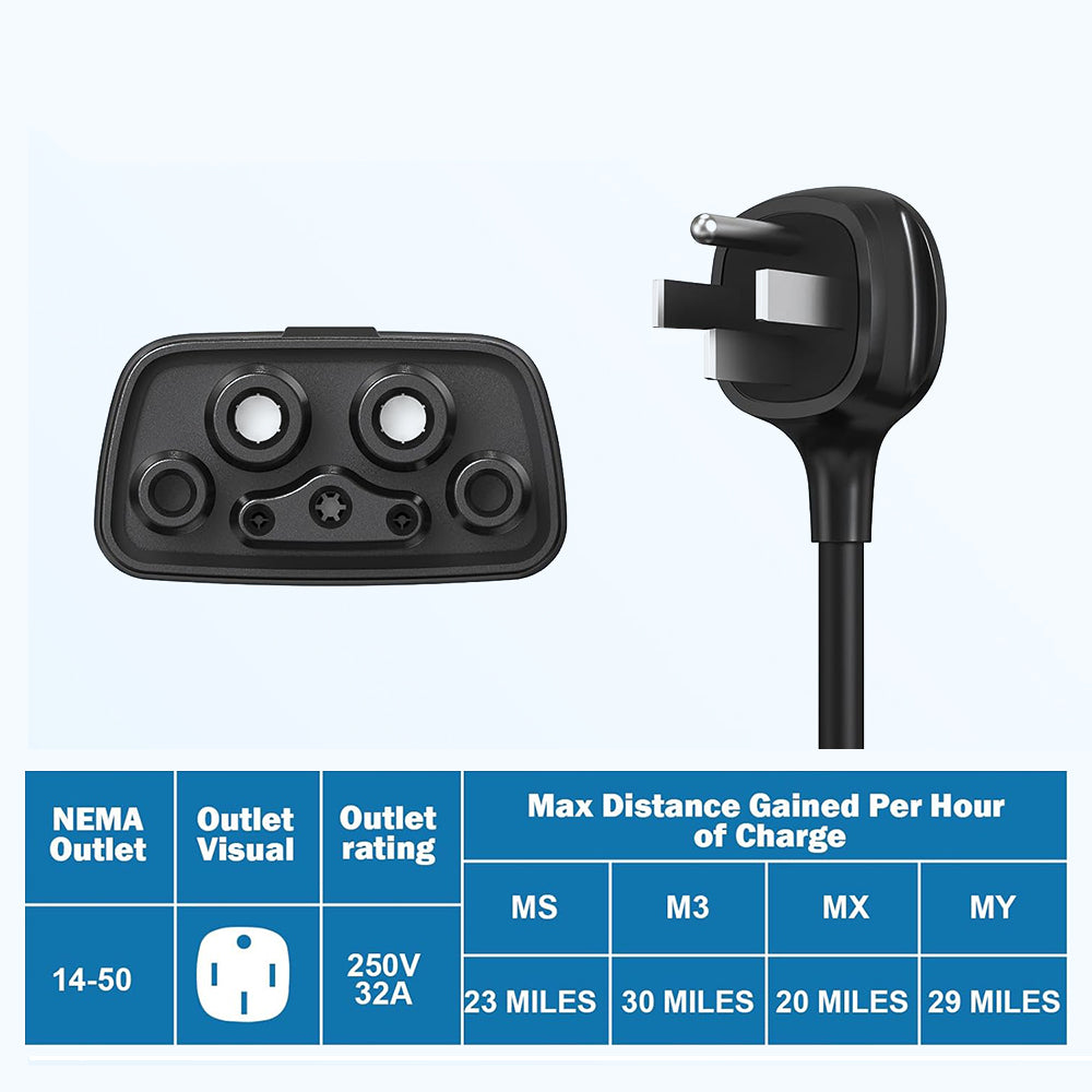 tesla mobile connector nema 14 50 adapter