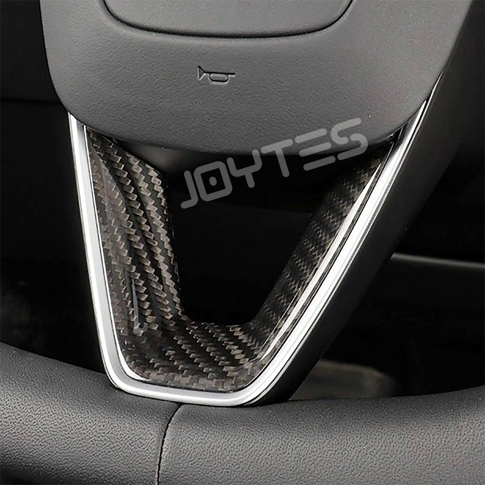 tesla carbon fiber steering wheel cover model 3