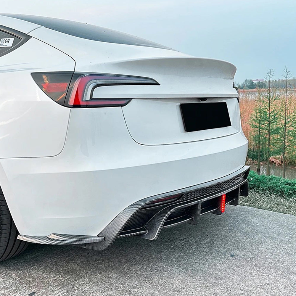 tesla rear diffuser