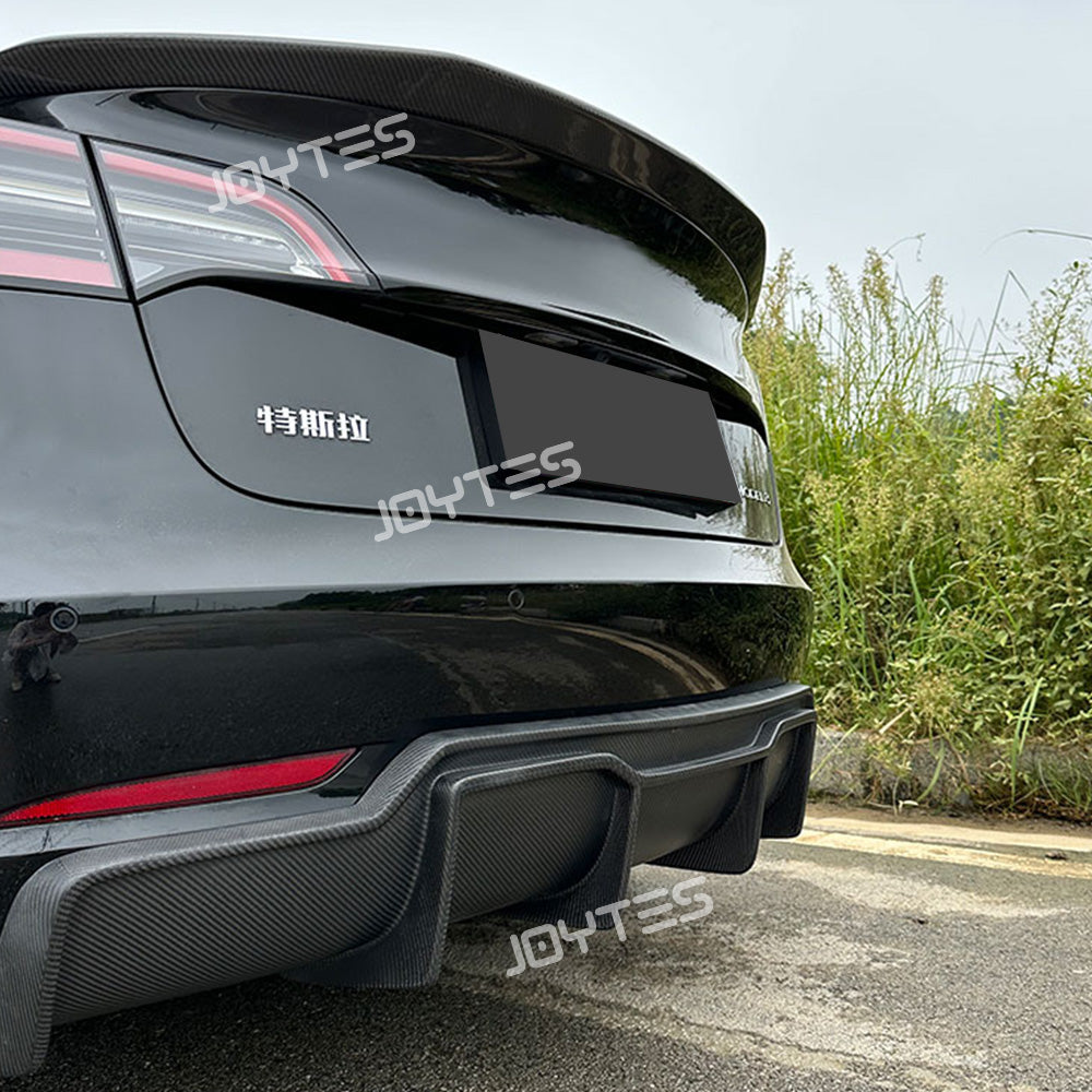 tesla model 3 back diffuser