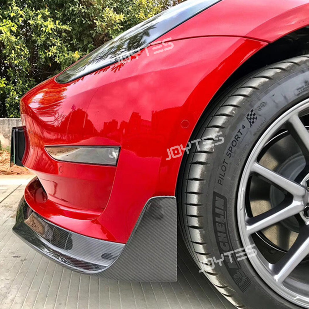 tesla model 3 front lip spoiler