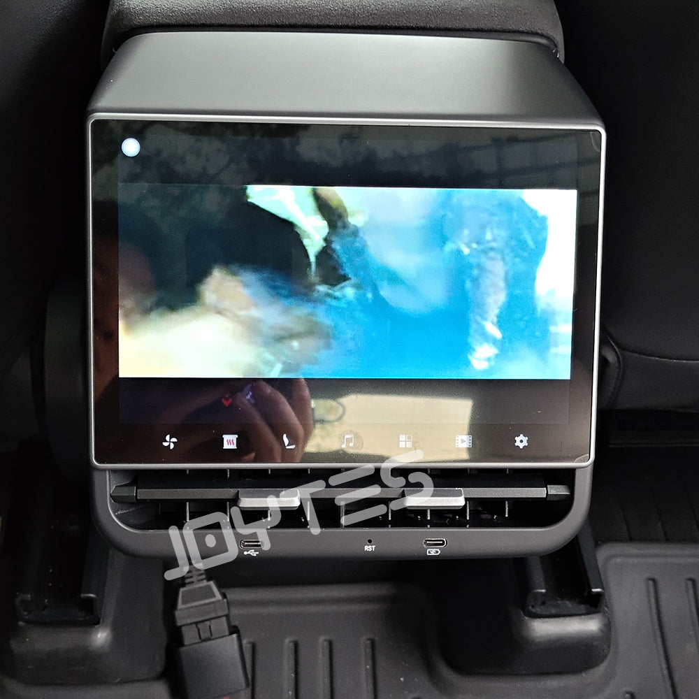 tesla rear display upgrade