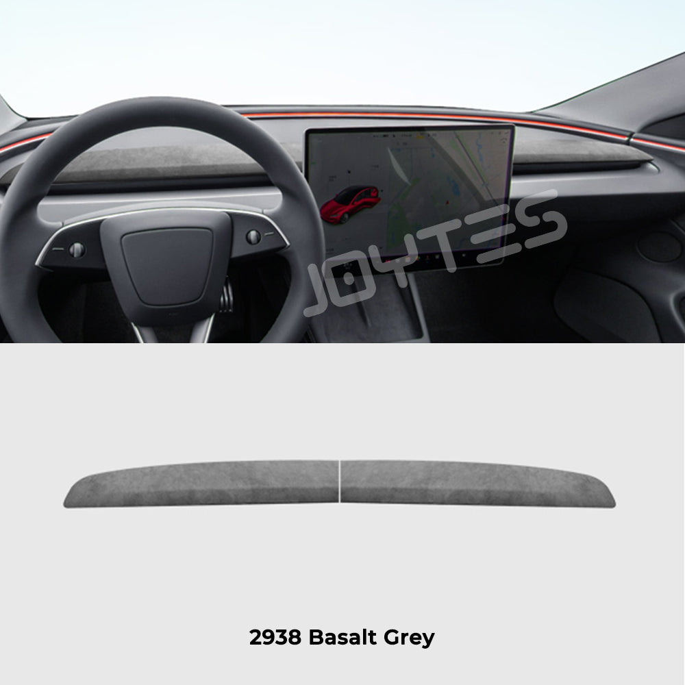 tableau de bord alcantara tesla model 3 highland