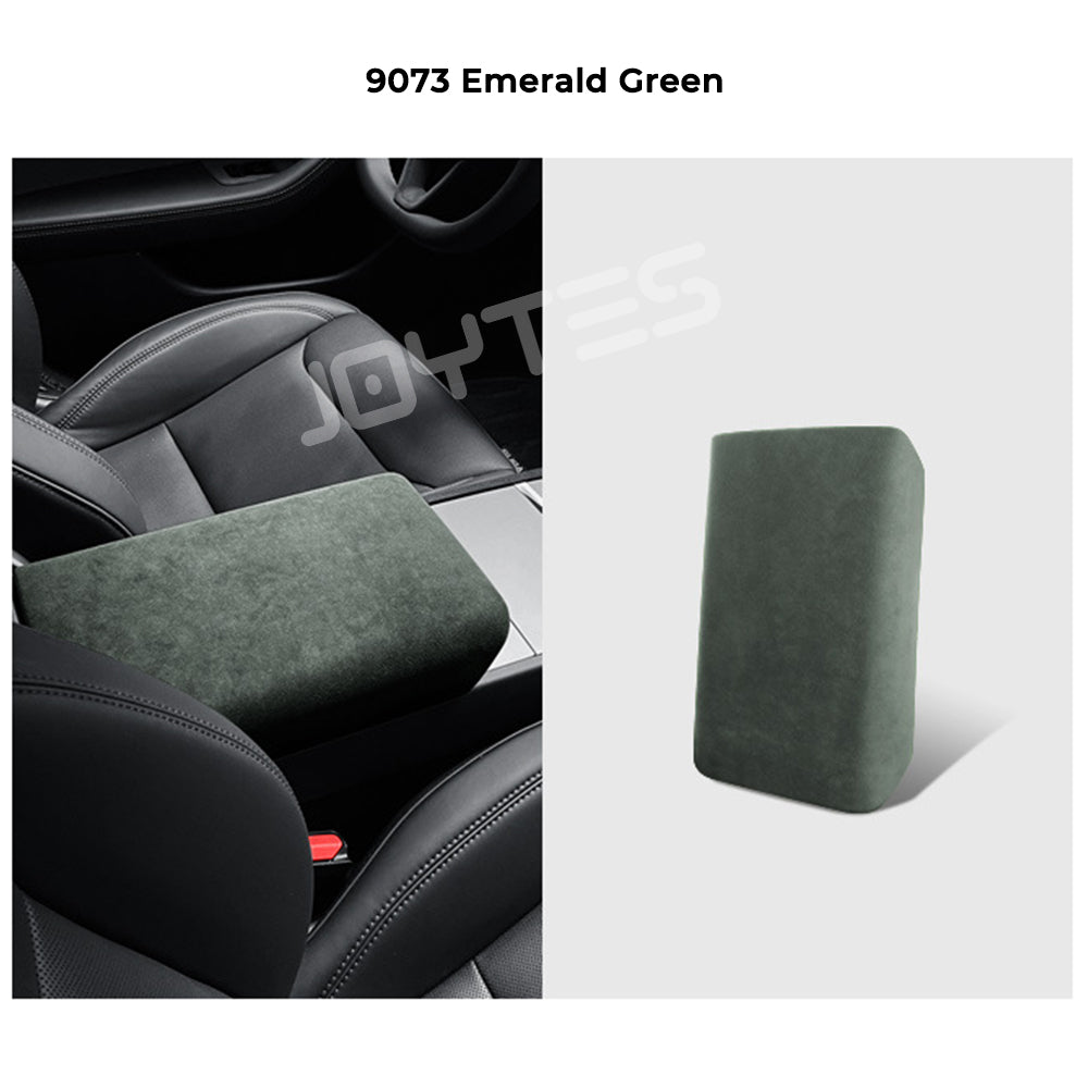 alcantara center armrest cover for tesla model 3 highland