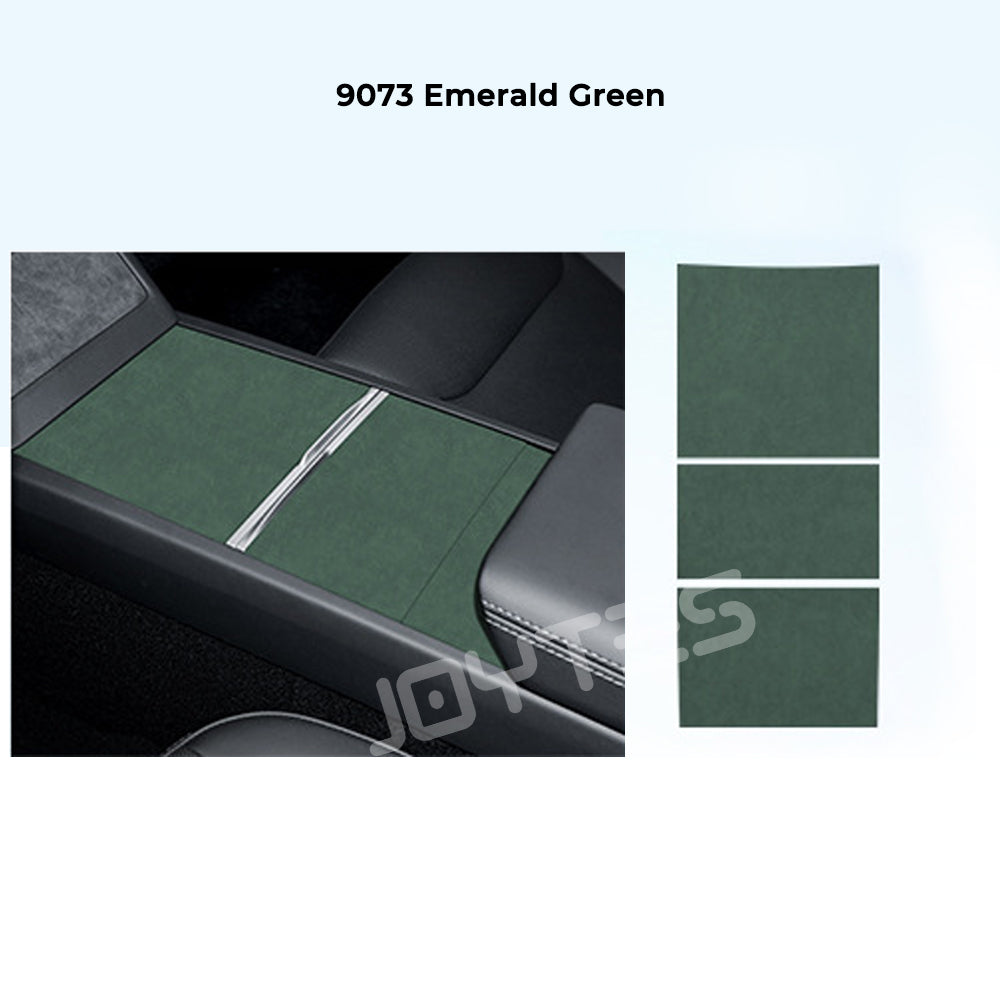 tesla model y juniper alcantara center console wrap
