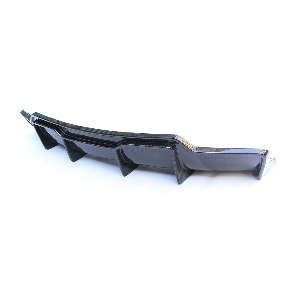 tesla model 3 rear diffuser carbon
