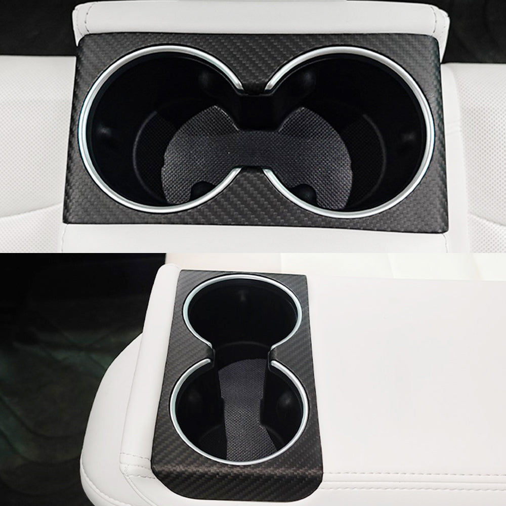 tesla model 3 highland center console cup holder frame cover