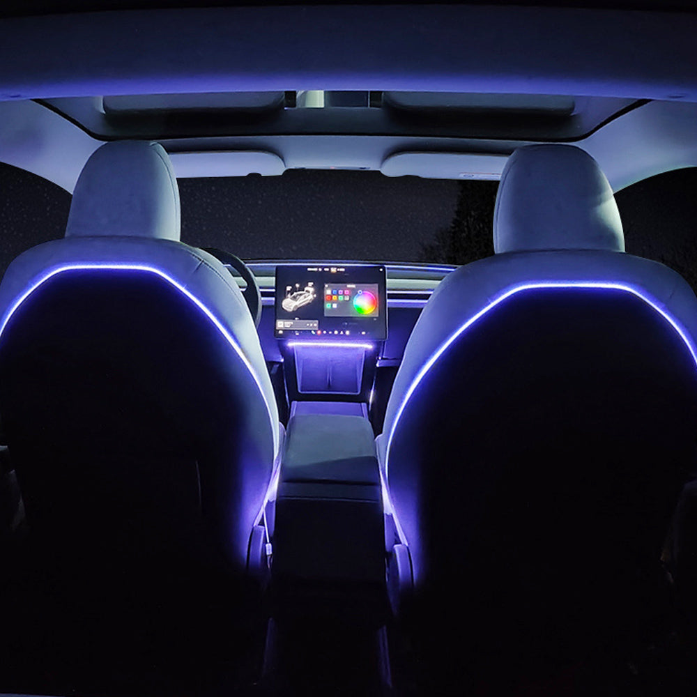 tesla model 3 ambient lighting upgrade