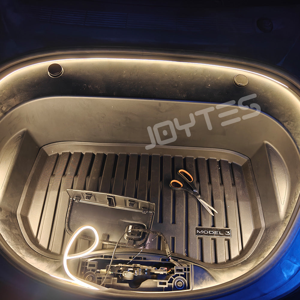 tesla model 3 frunk led lights