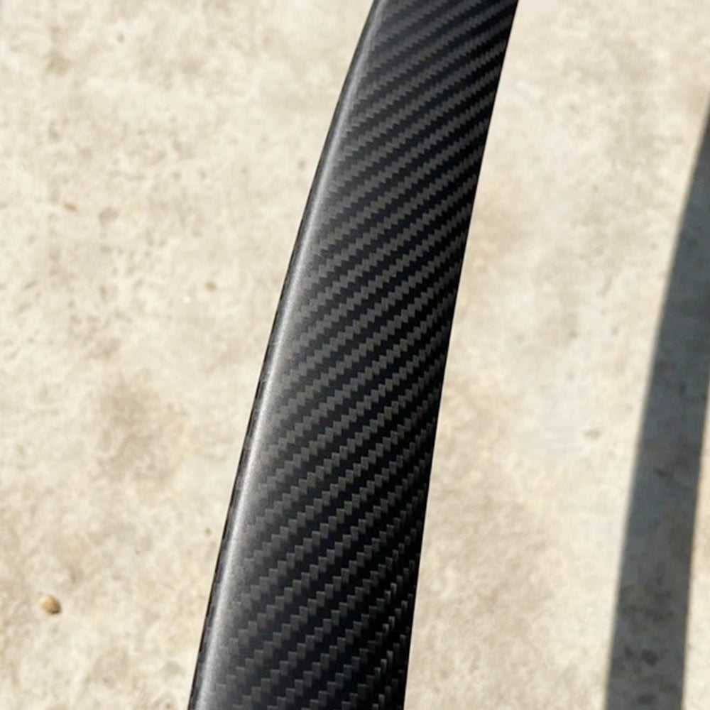 tesla model y rear trunk carbon fiber spoiler