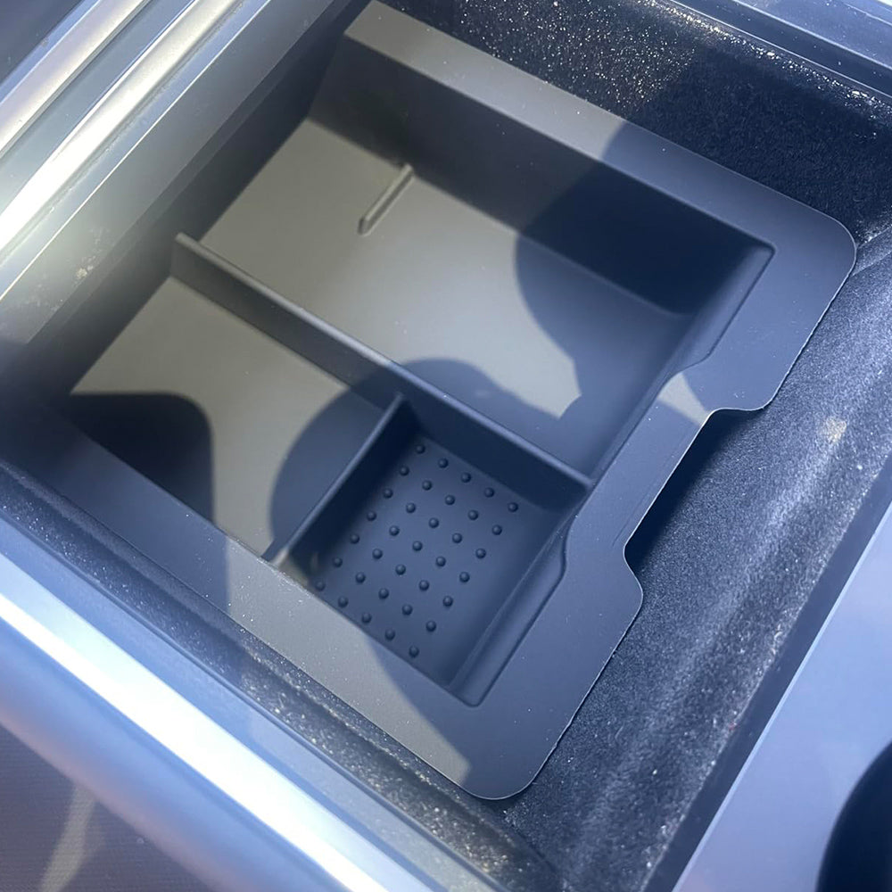 tesla center console trays