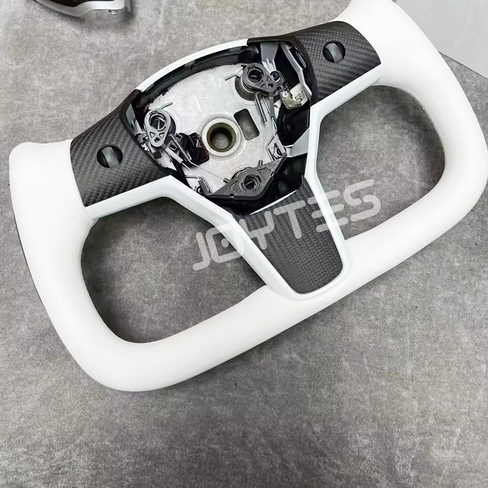 tesla model y steering wheel grip