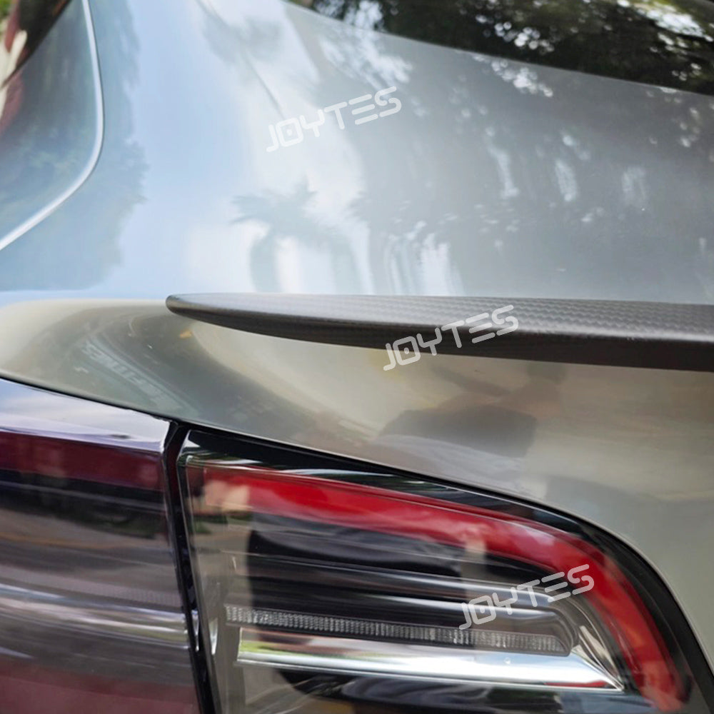 tesla model 3 real carbon fiber spoiler
