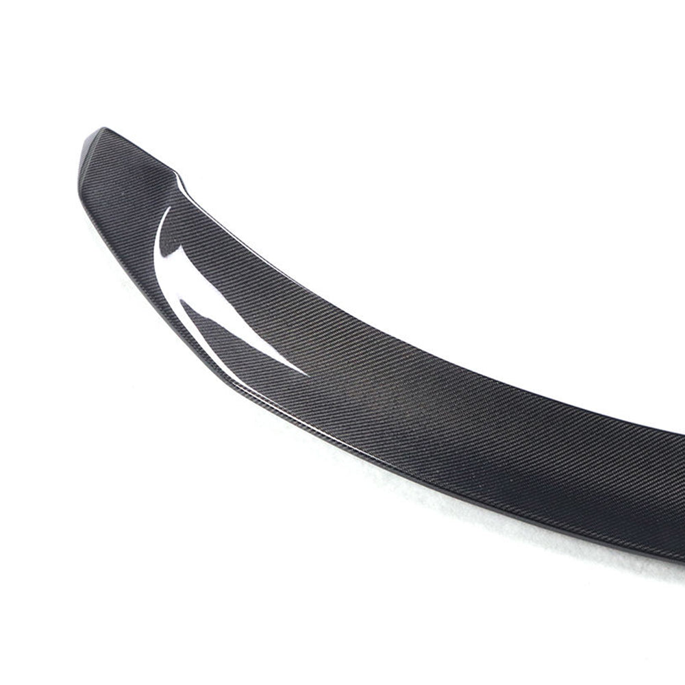 tesla model 3 high efficiency carbon fiber trunk spoiler