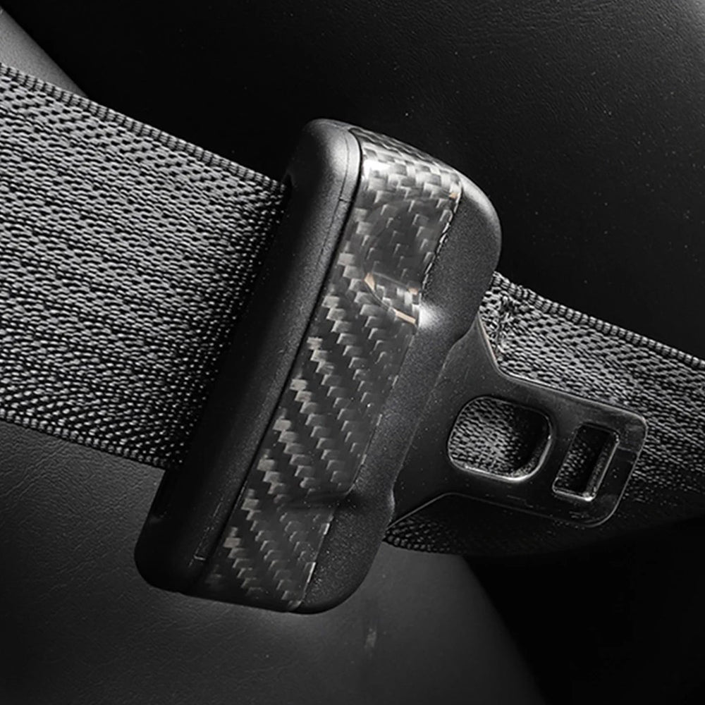 tesla carbon fiber seat belt clip