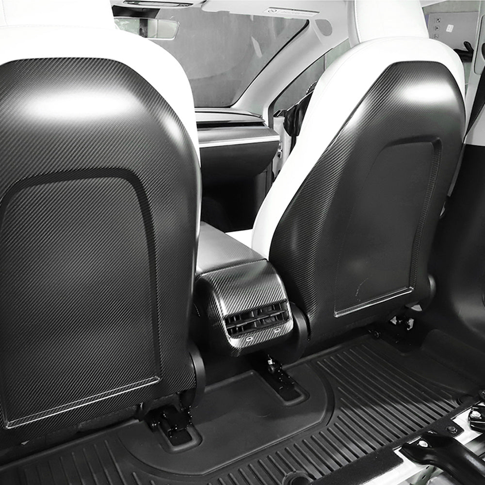 tesla model 3 front seat back cover