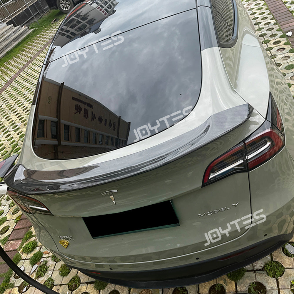 tesla model y rear trunk spoiler