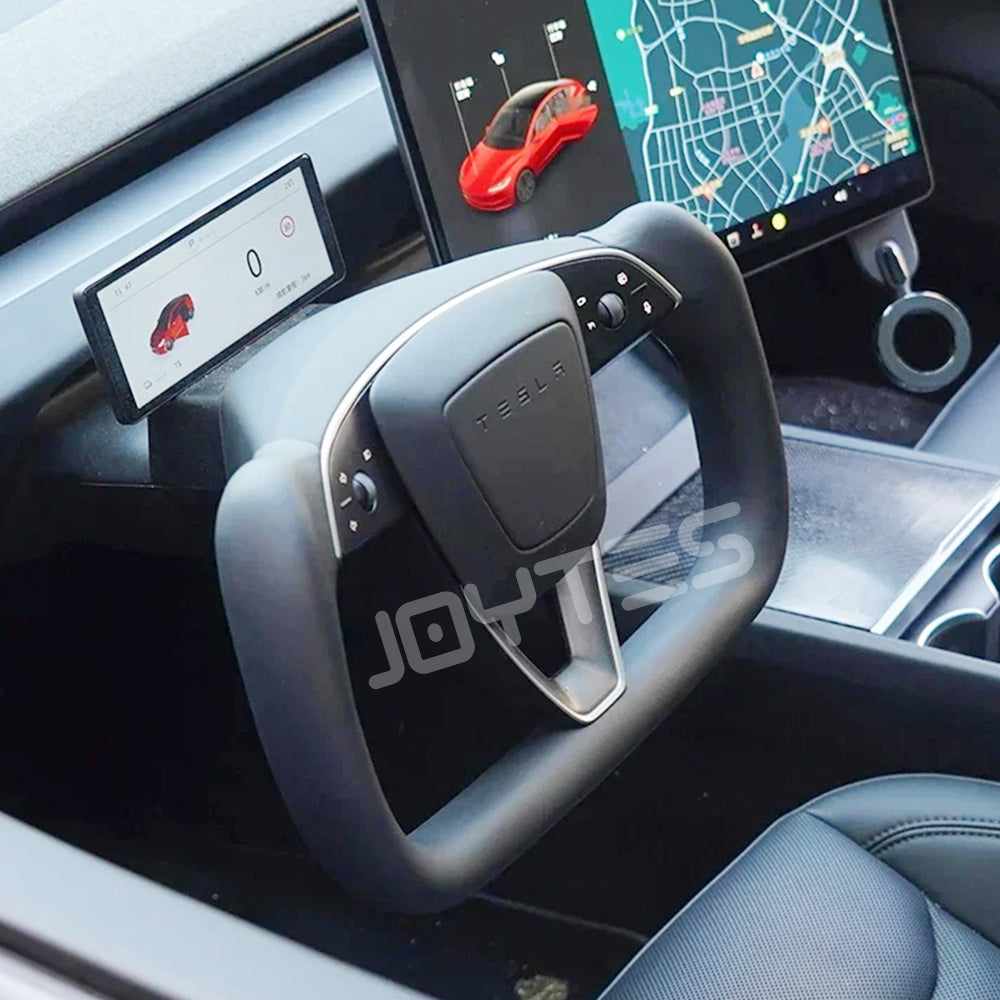 tesla model 3 highland alcantara steering wheel