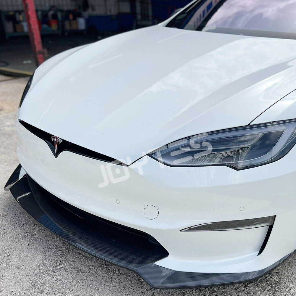 tesla front lip spoiler