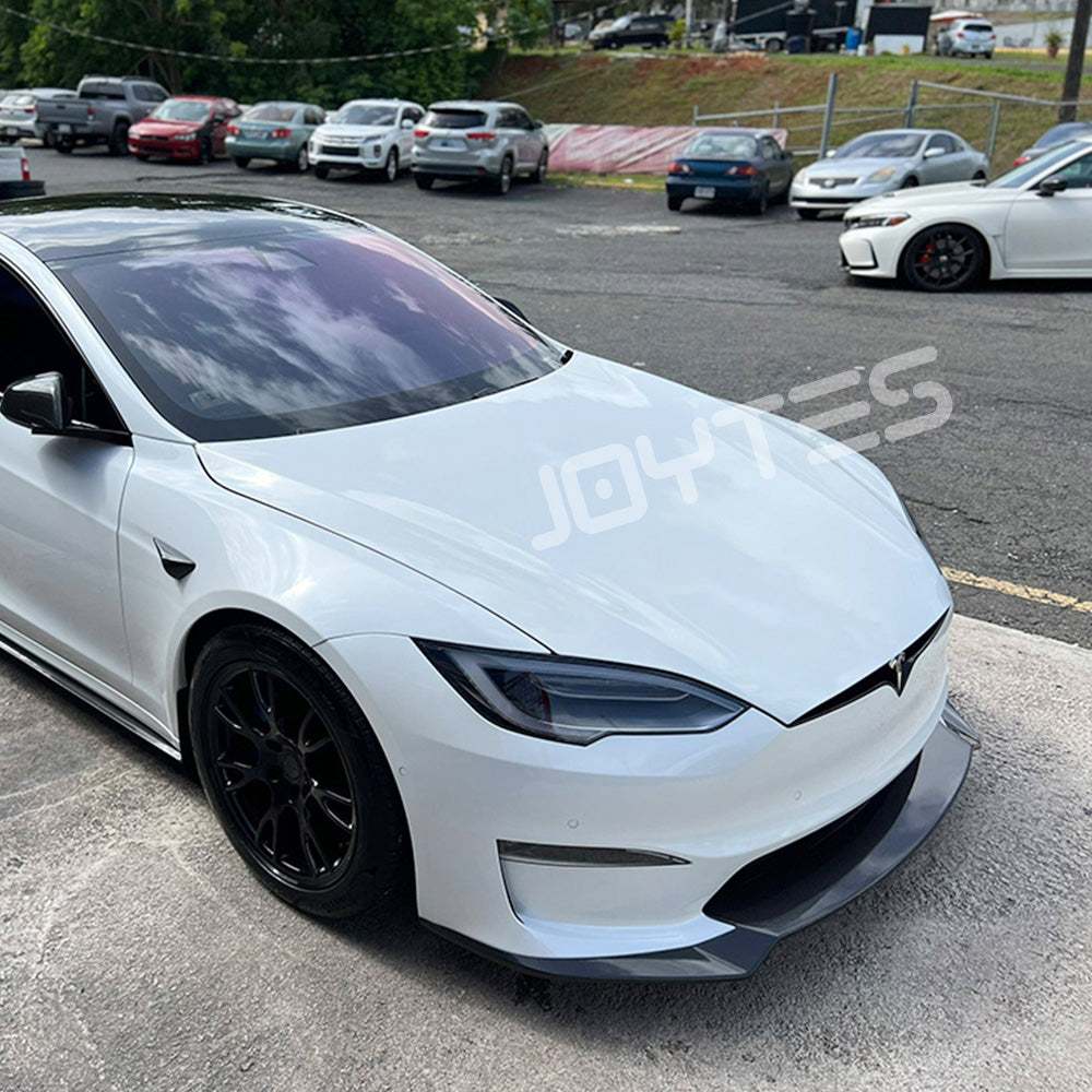 tesla model s front lip spoiler