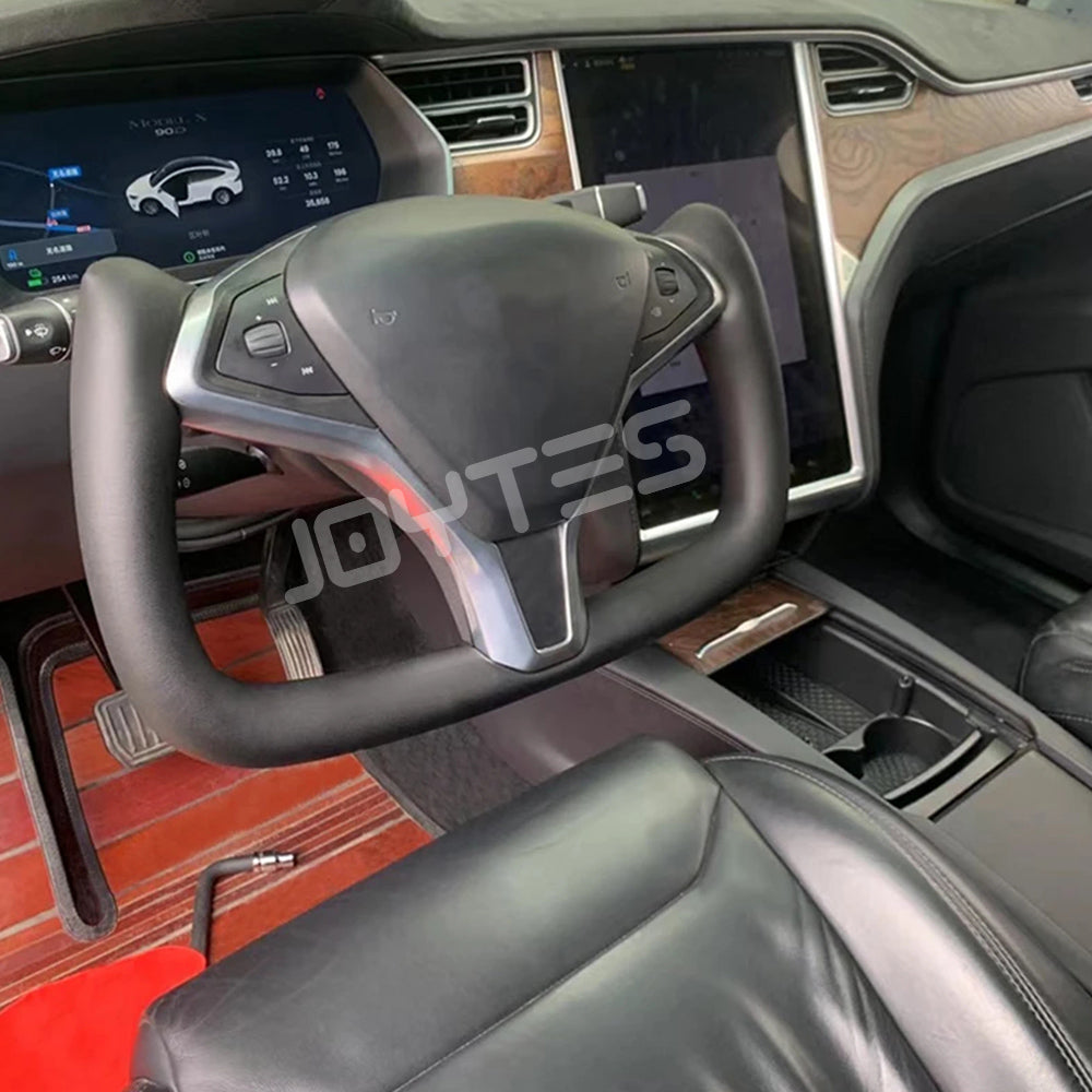 tesla steering wheel