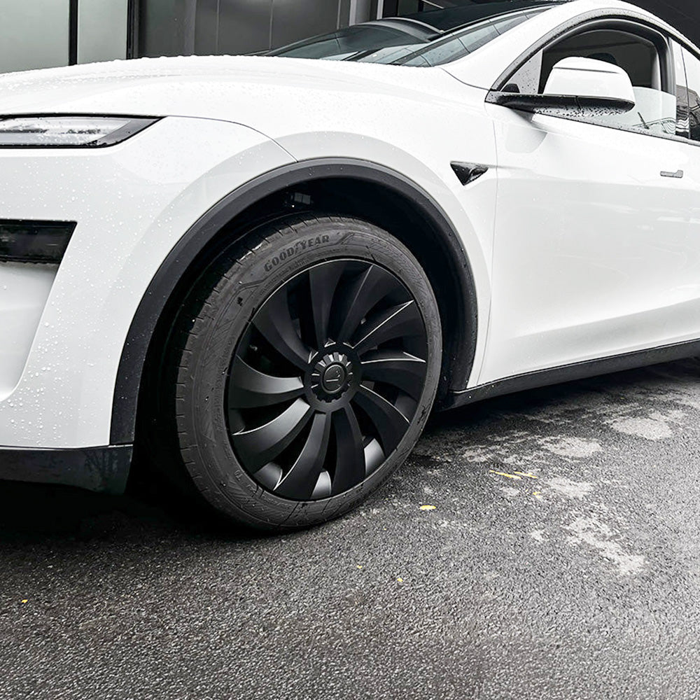 tesla hubcaps