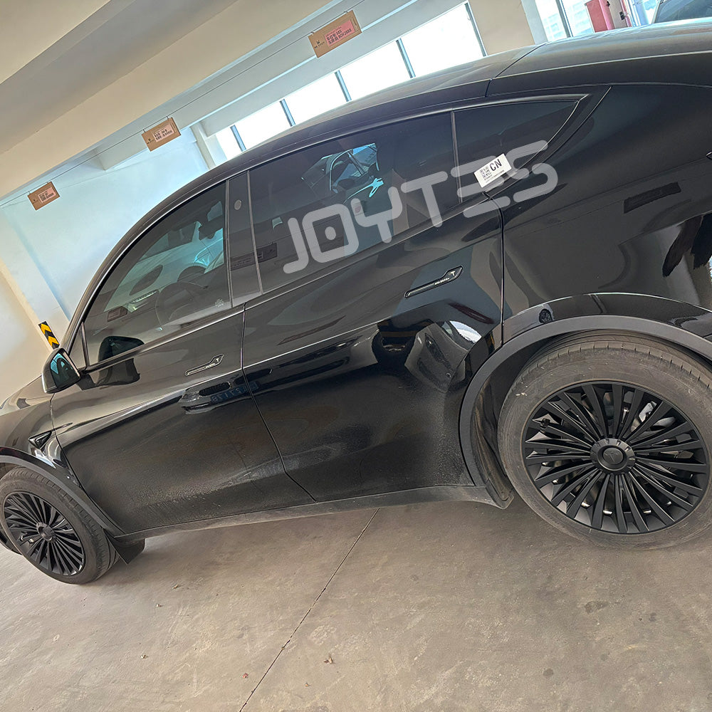tesla model y gemini wheel covers dark