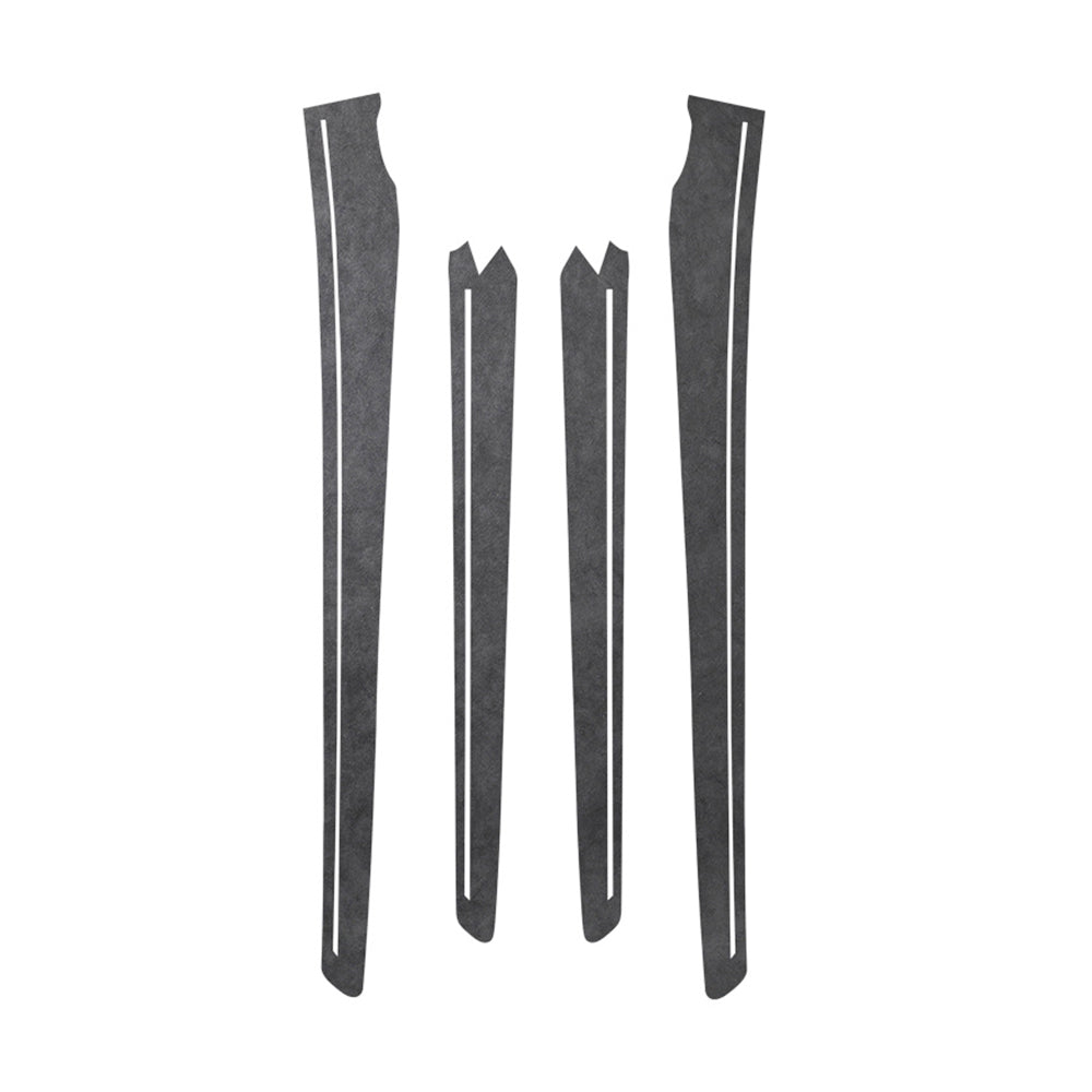 tesla alcantara dashboard door trim