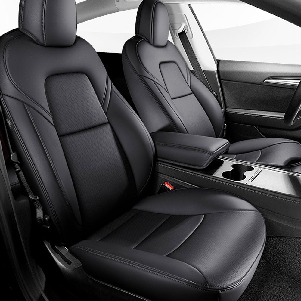 tesla model 3 seat covers leather