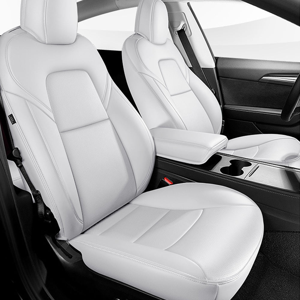 tesla model y seat covers leather
