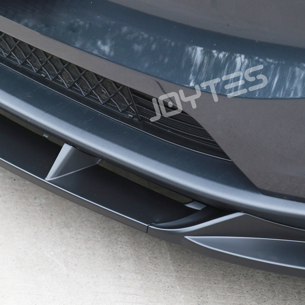 tesla model y front lip matte black