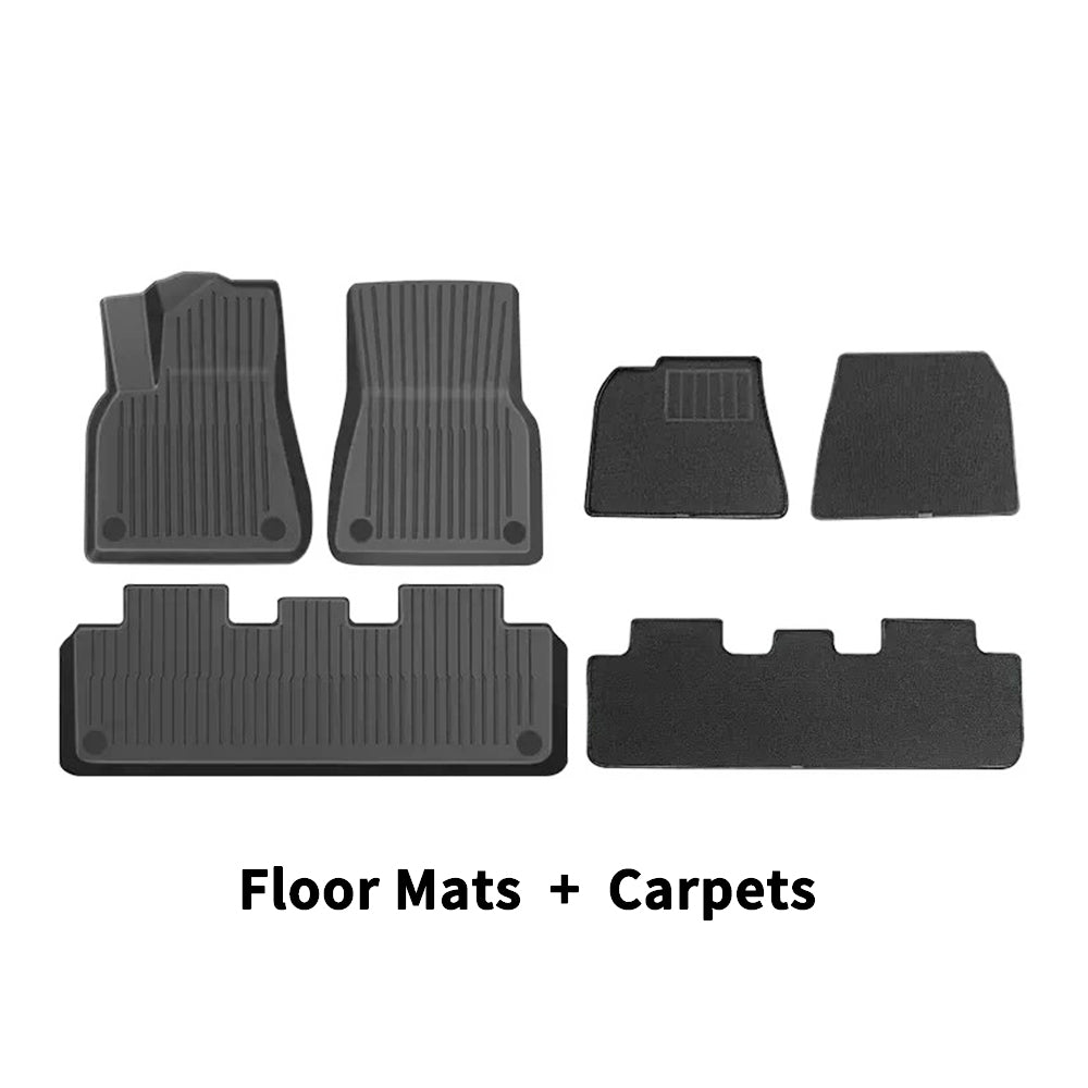 tesla model y all weather interior liners