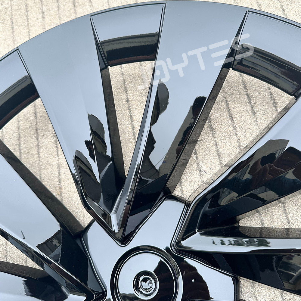 tesla model y juniper 20 inch helix wheel covers