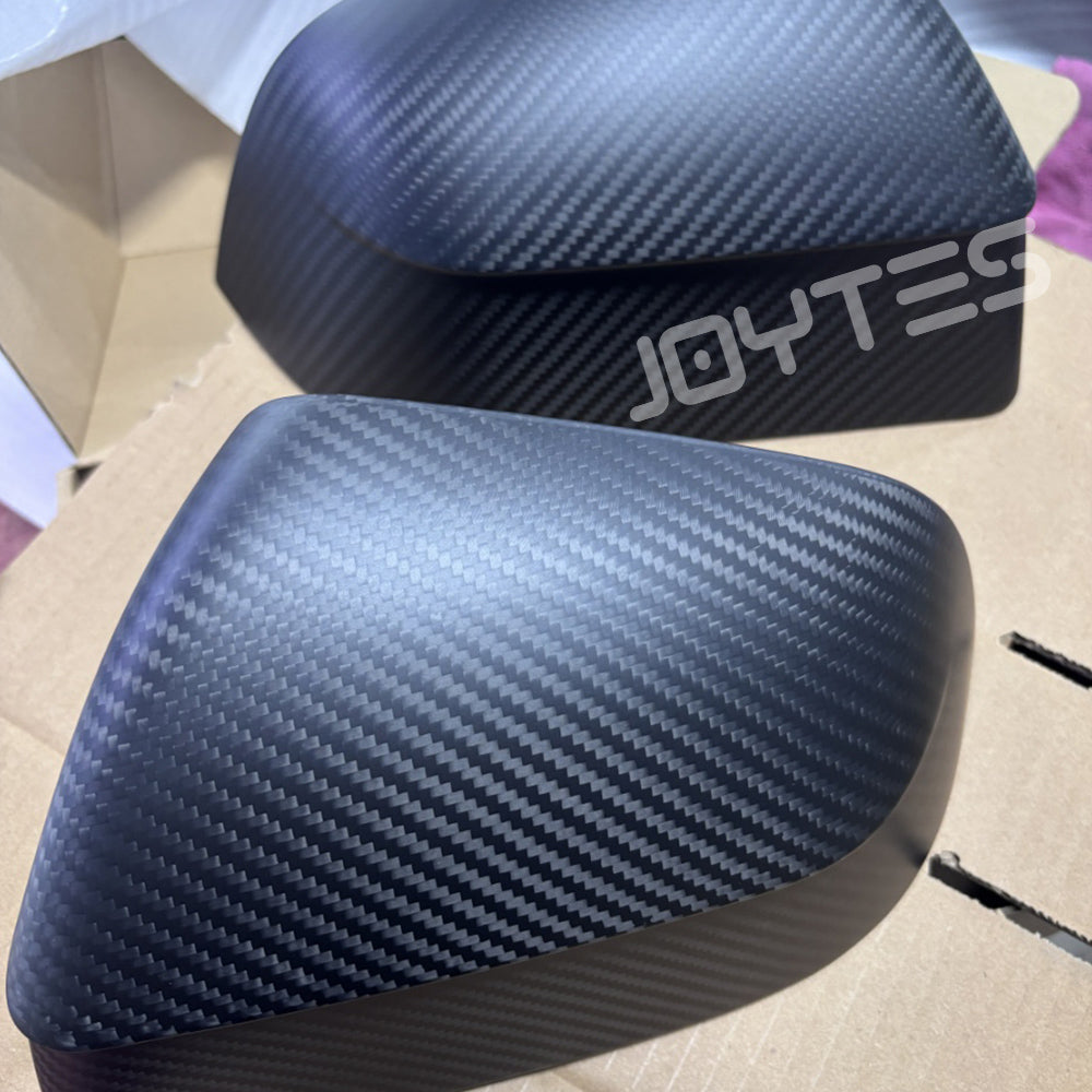 2025 tesla new model y carbon mirror caps