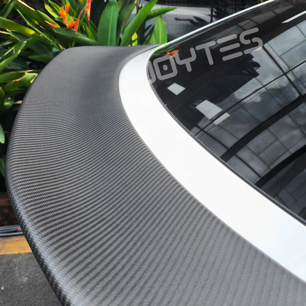 tesla model y spoiler matte black