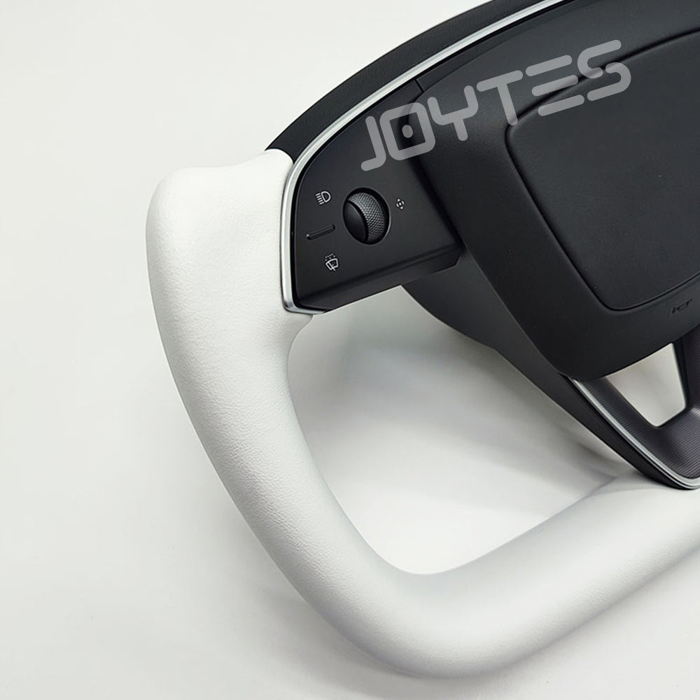 tesla model y juniper yoke steering wheel upgrade