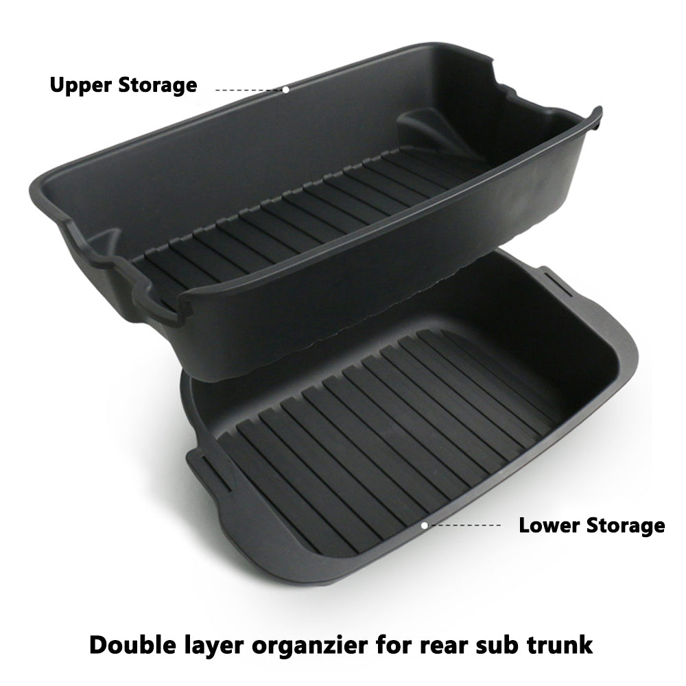tesla model y juniper sub trunk organizer
