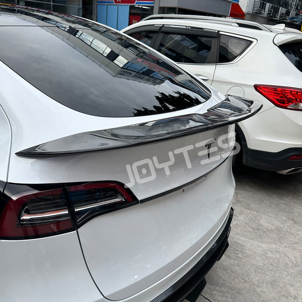 tesla model y spoiler gloss black